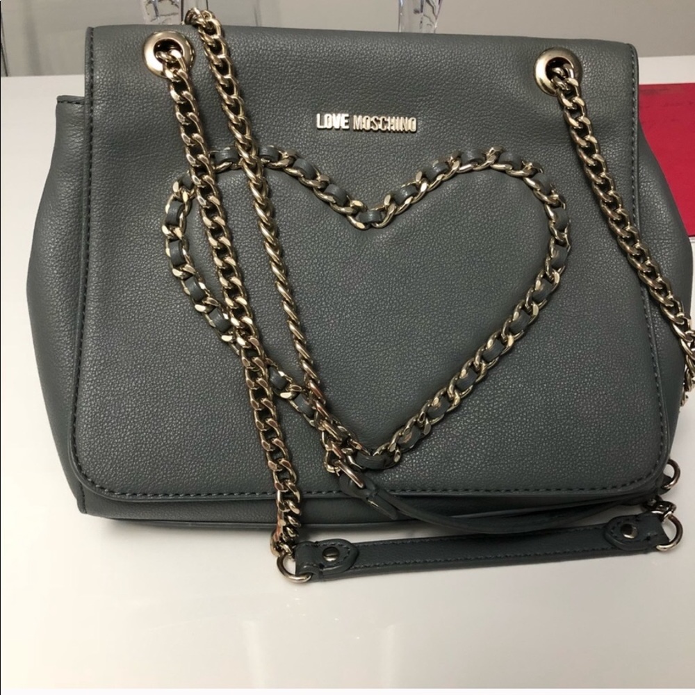Moschino gray bag